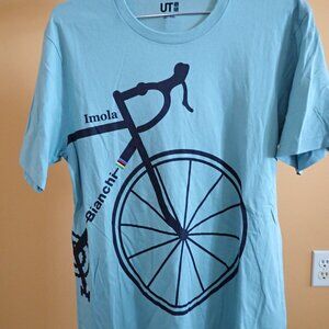 Used Uniqlo "The Brands" Bianchi Imola T-Sshirt Sz Mens L